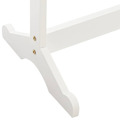 Armadietto Portagioie a Specchio Luci a LED Autoportante Bianco | homemem39