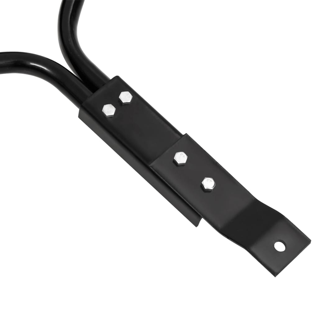 Rullo da Giardino a Spinta Nero 63 L Ferro - homemem39