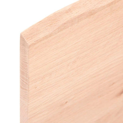 Ripiano a Parete 40x10x2 cm Legno Massello Rovere Non Trattato | homemem39