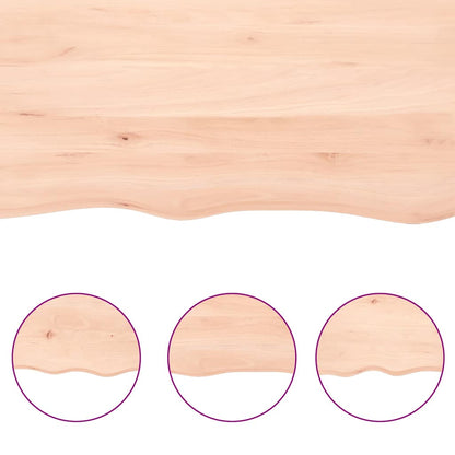 Ripiano a Parete 40x40x2 cm Legno Massello Rovere Non Trattato | homemem39