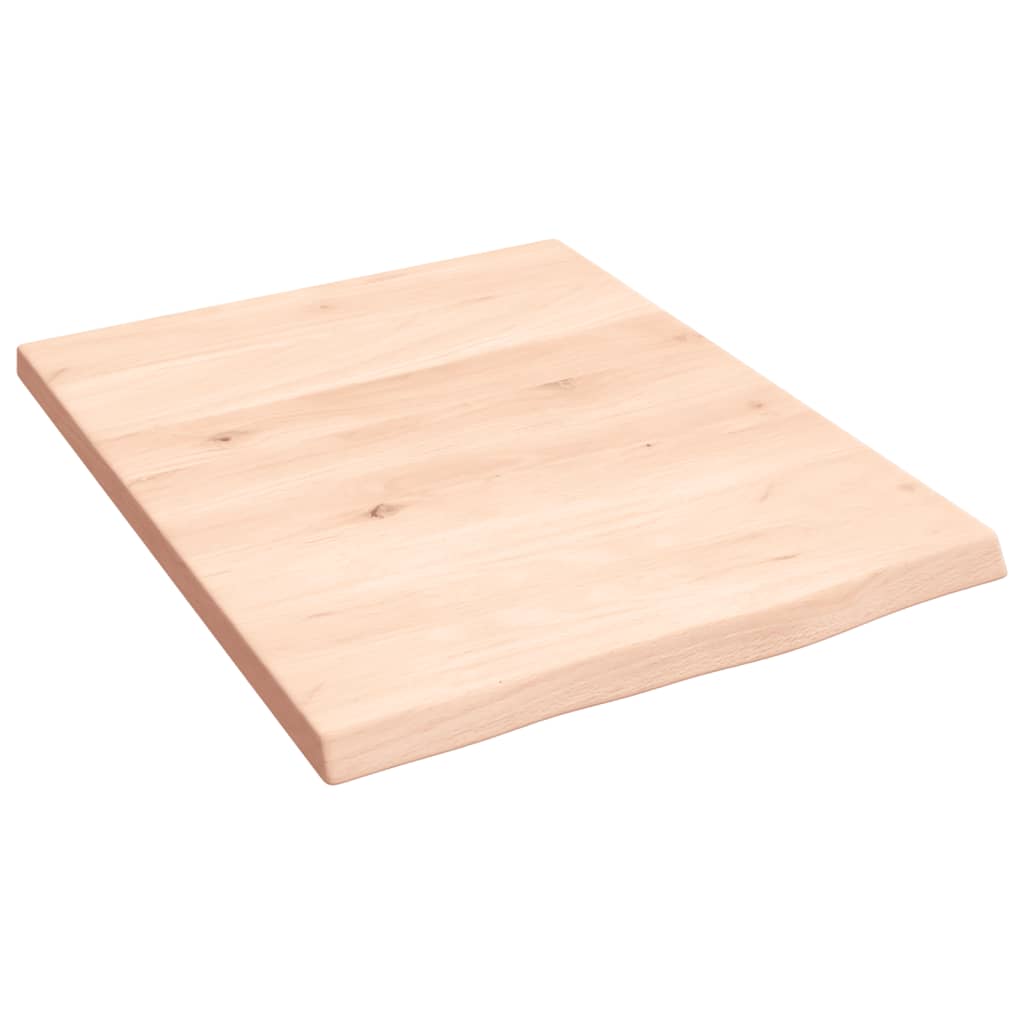 Ripiano a Parete 40x50x2 cm Legno Massello Rovere Non Trattato | homemem39