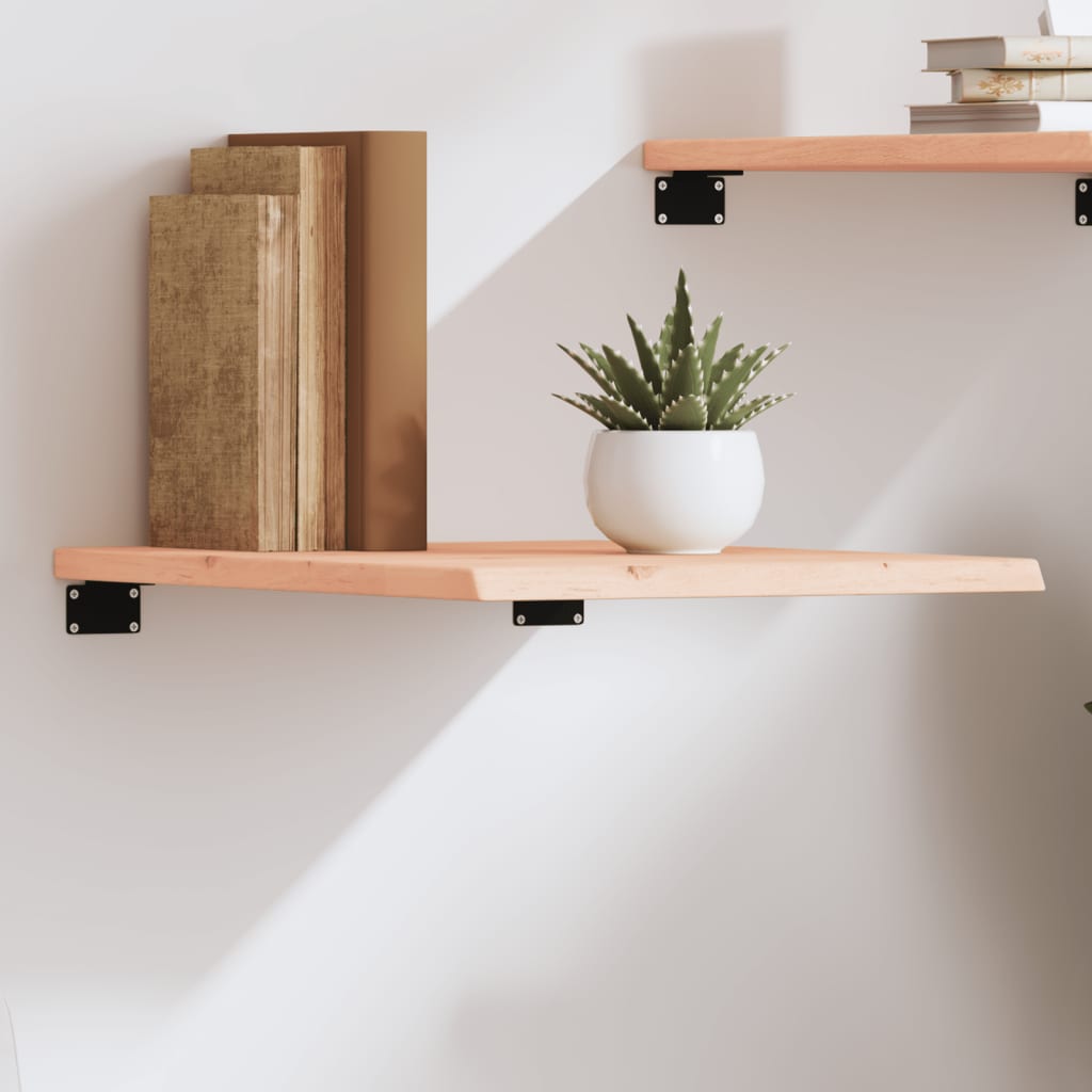 Ripiano a Parete 40x50x2 cm Legno Massello Rovere Non Trattato | homemem39