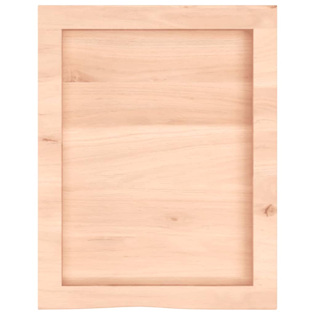 Ripiano a Parete 40x50x(2-6) cm Massello Rovere Non Trattato | homemem39