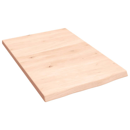 Ripiano a Parete 40x60x2 cm Legno Massello Rovere Non Trattato | homemem39