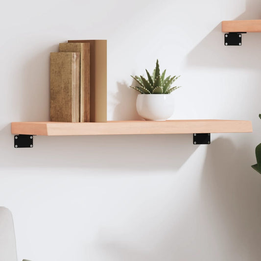 Ripiano a Parete 60x20x4 cm Legno Massello Rovere Non Trattato | homemem39
