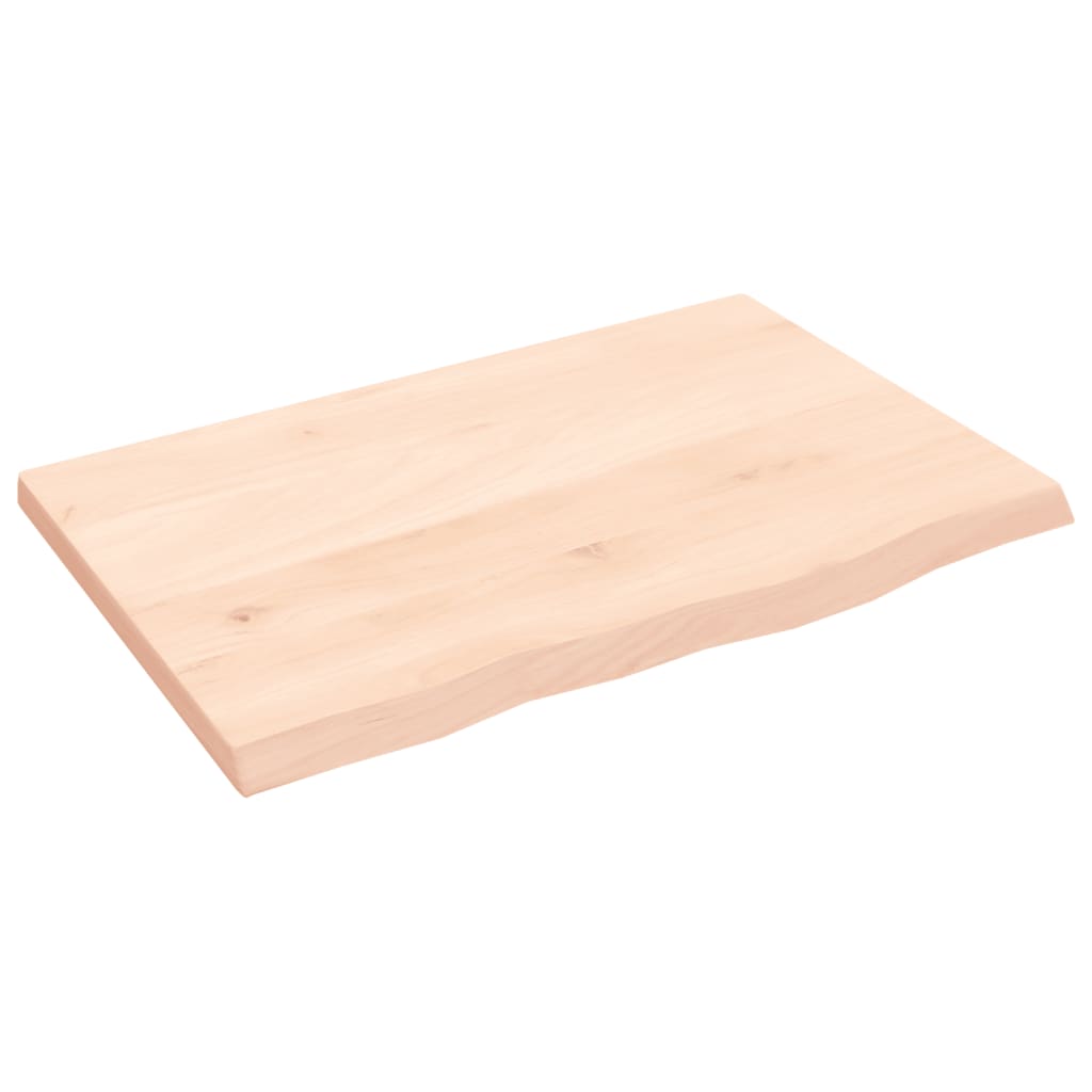 Ripiano a Parete 60x40x2 cm Legno Massello Rovere Non Trattato | homemem39