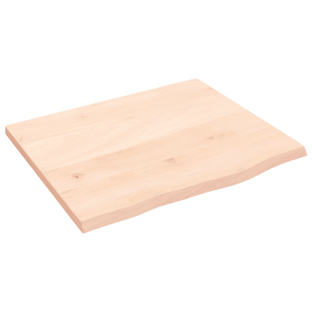 Ripiano a Parete 60x50x2 cm Legno Massello Rovere Non Trattato | homemem39