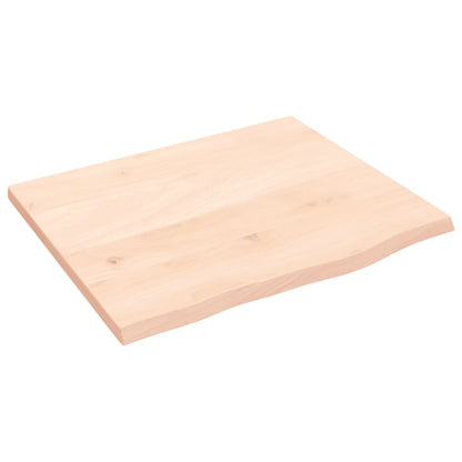 Ripiano a Parete 60x50x2 cm Legno Massello Rovere Non Trattato | homemem39