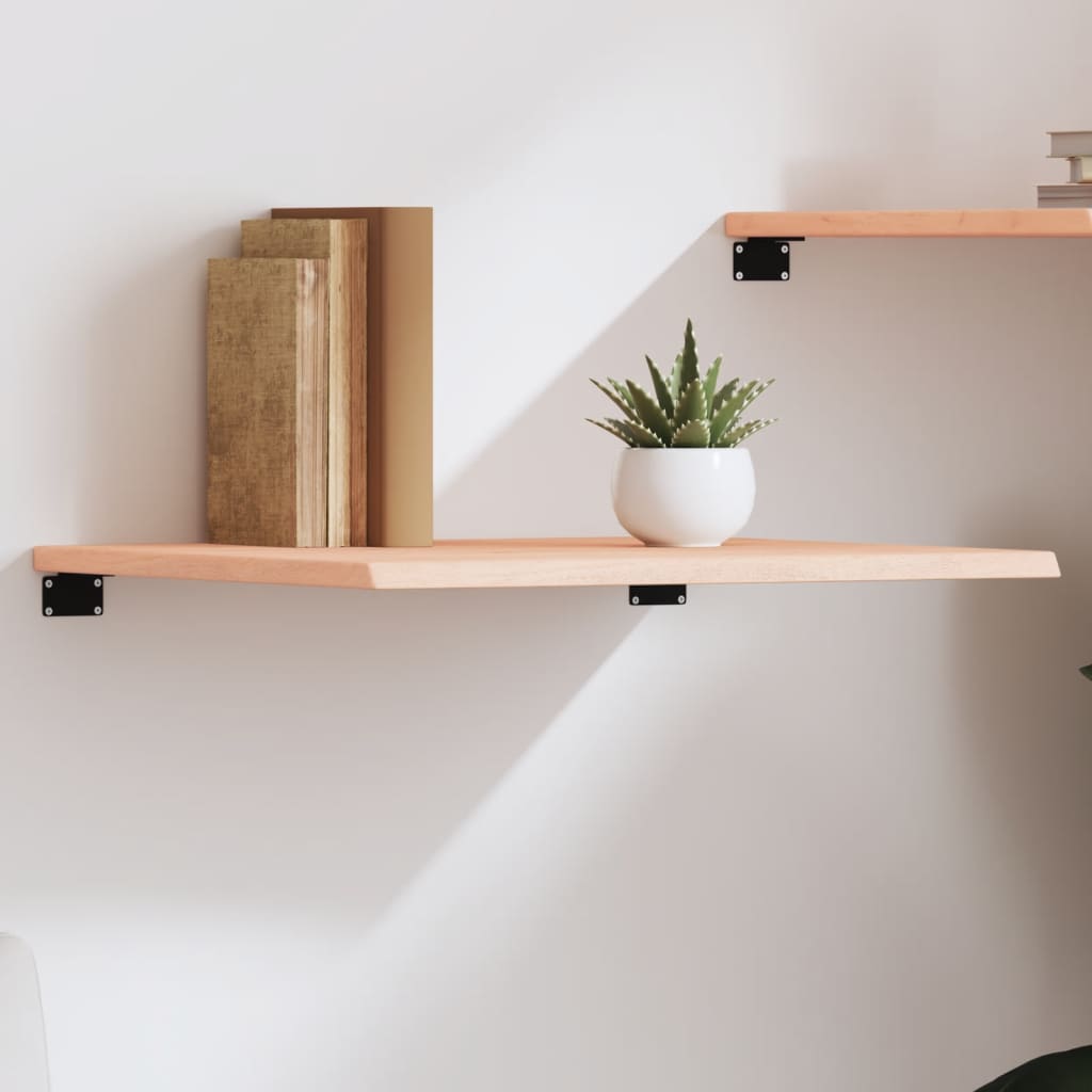 Ripiano a Parete 60x50x2 cm Legno Massello Rovere Non Trattato | homemem39