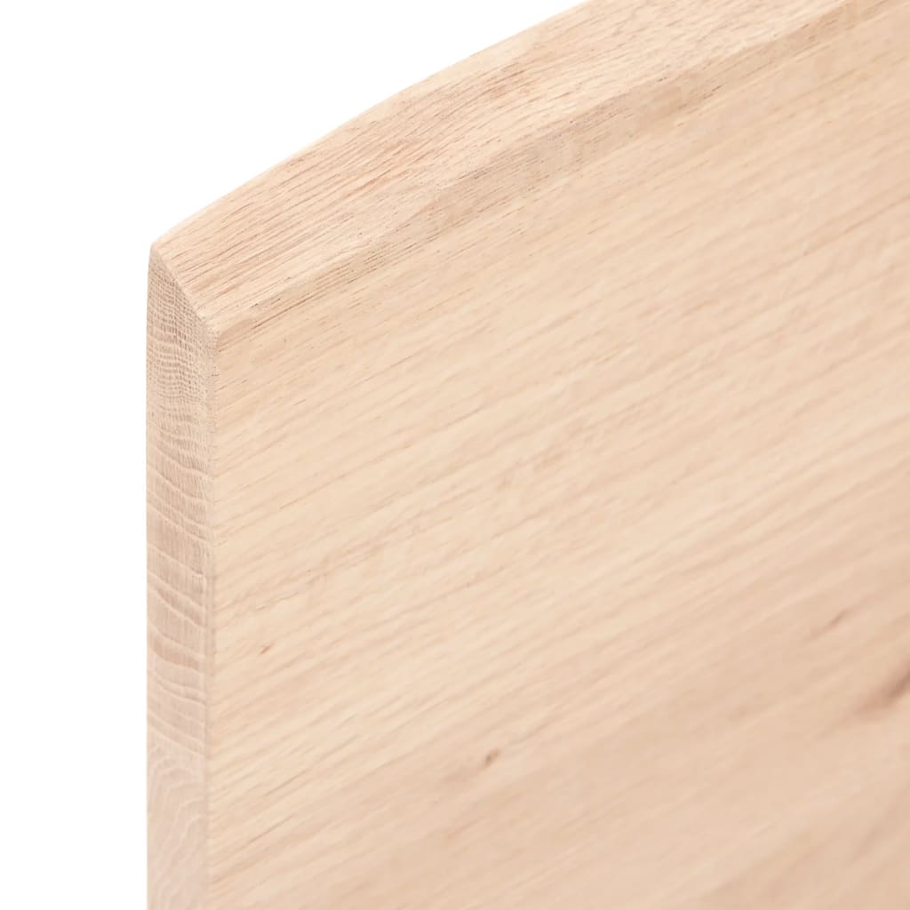 Ripiano a Parete 80x20x2 cm Legno Massello Rovere Non Trattato | homemem39
