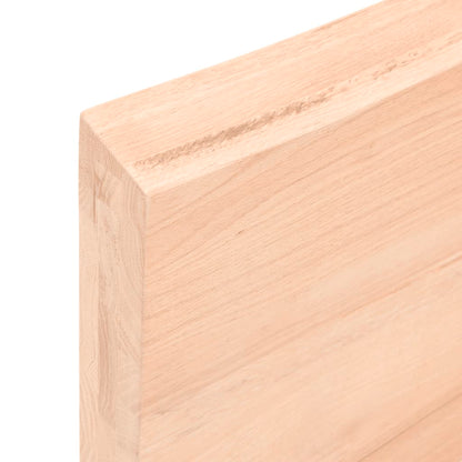 Ripiano a Parete 80x20x6 cm Legno Massello Rovere Non Trattato | homemem39