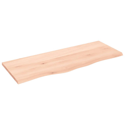 Ripiano a Parete 100x40x2 cm Legno Massello Rovere Non Trattato | homemem39