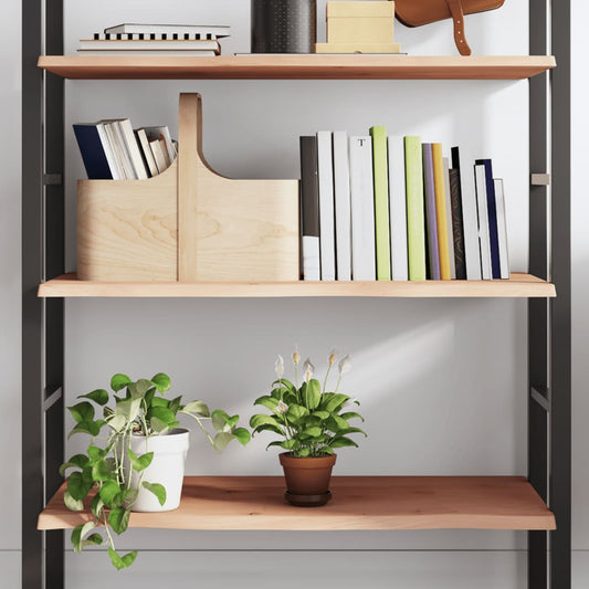 Ripiano a Parete 100x40x2 cm Legno Massello Rovere Non Trattato | homemem39