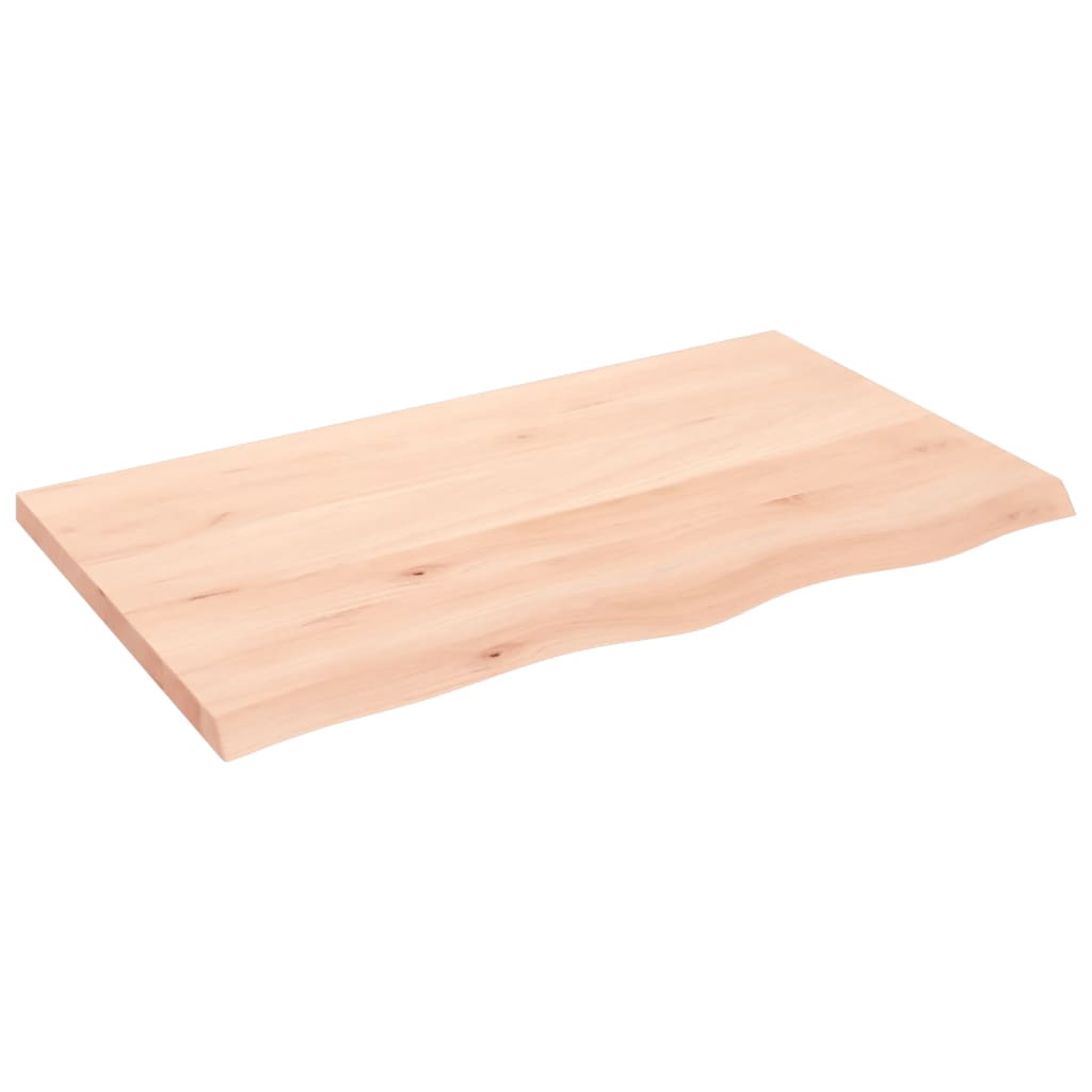 Wall Shelf 100x60x(2-4) cm Untreated Solid Oak