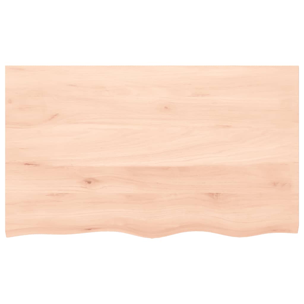 Wall Shelf 100x60x(2-4) cm Untreated Solid Oak