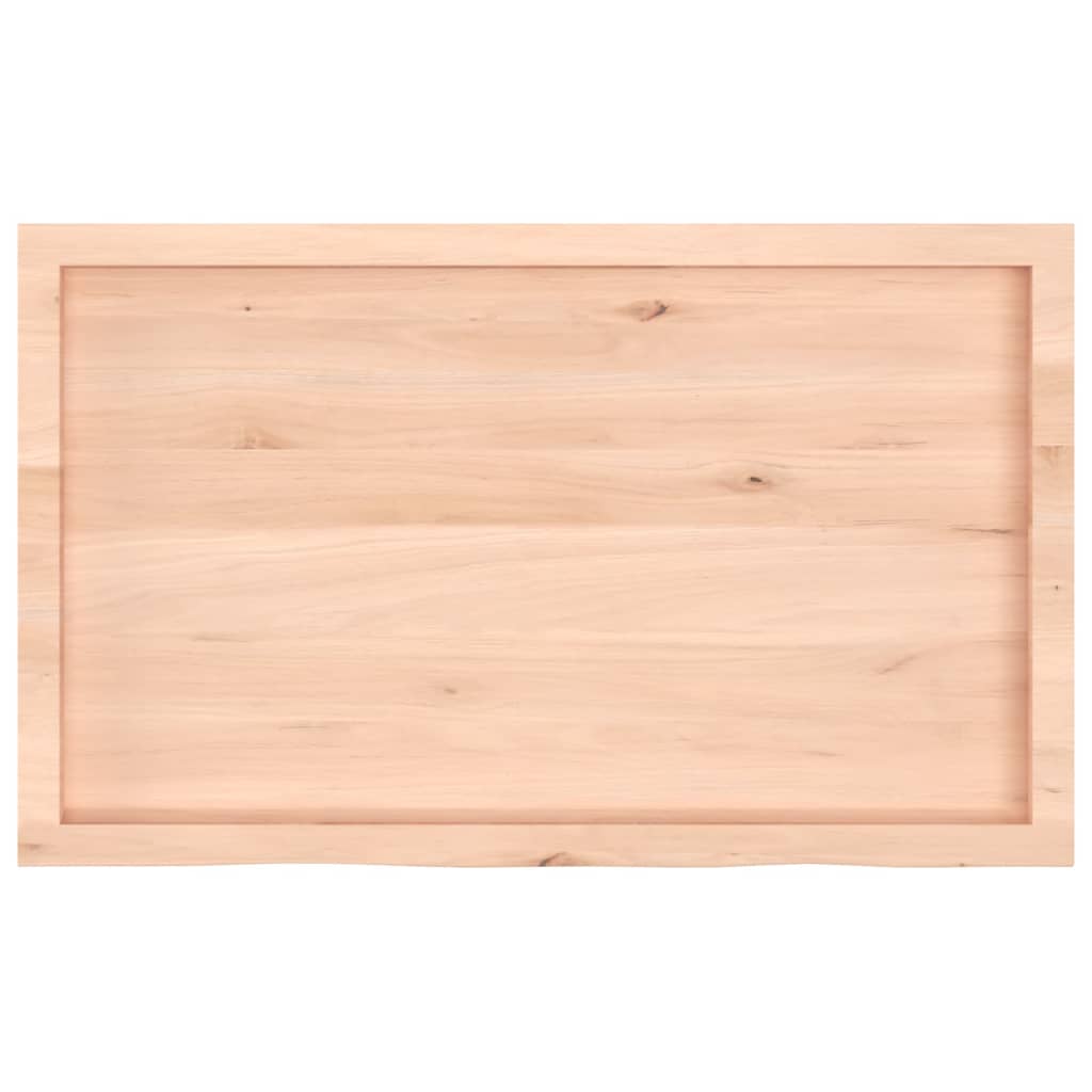 Wall Shelf 100x60x(2-6) cm Untreated Solid Oak