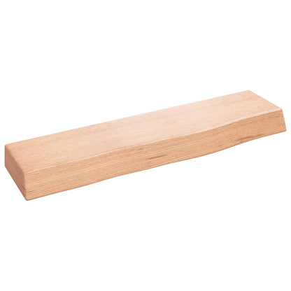 Ripiano Muro Marrone Chiaro 40x10x4 cm Massello Rovere Trattato | homemem39