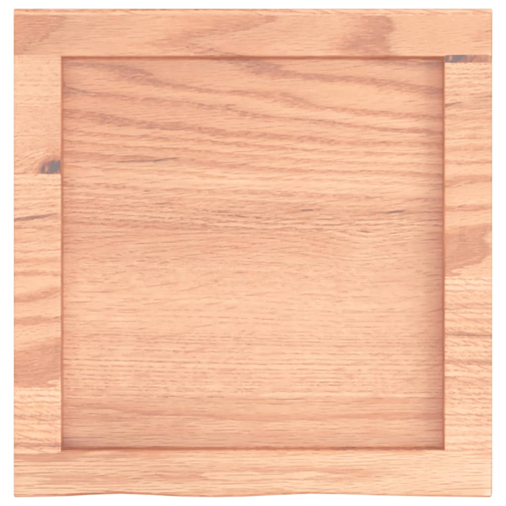 Brown Wall Shelf 40x40x(2-4) cm Treated Solid Oak