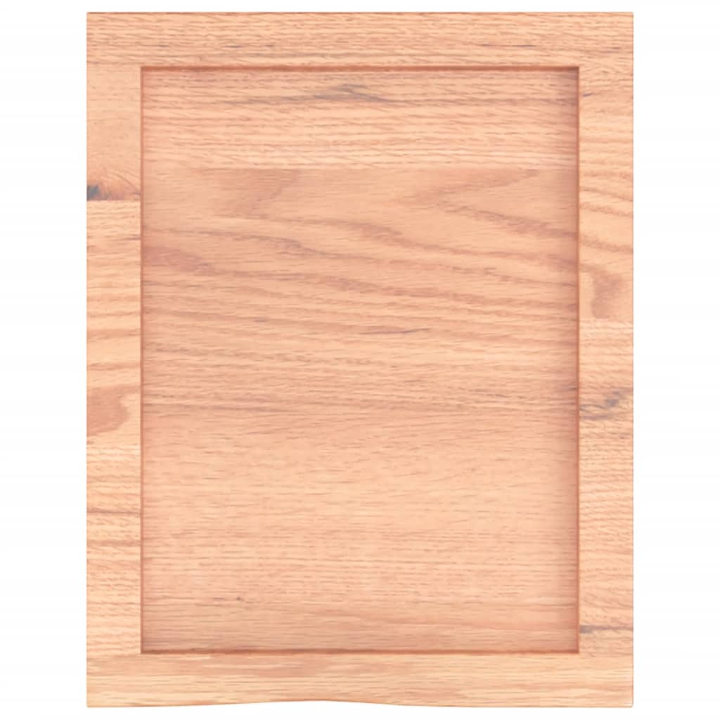 Brown Wall Shelf 40x50x(2-4) cm Treated Solid Oak