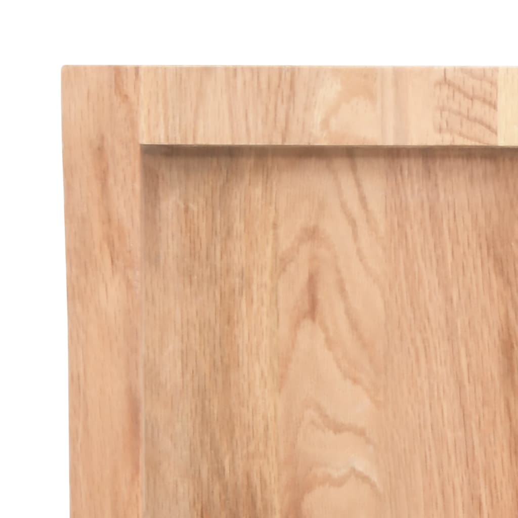 Ripiano Muro Marrone 60x30x(2-4) cm Massello Rovere Trattato | homemem39