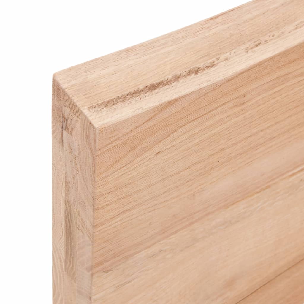 Brown Wall Shelf 60x30x(2-6) cm Treated Solid Oak