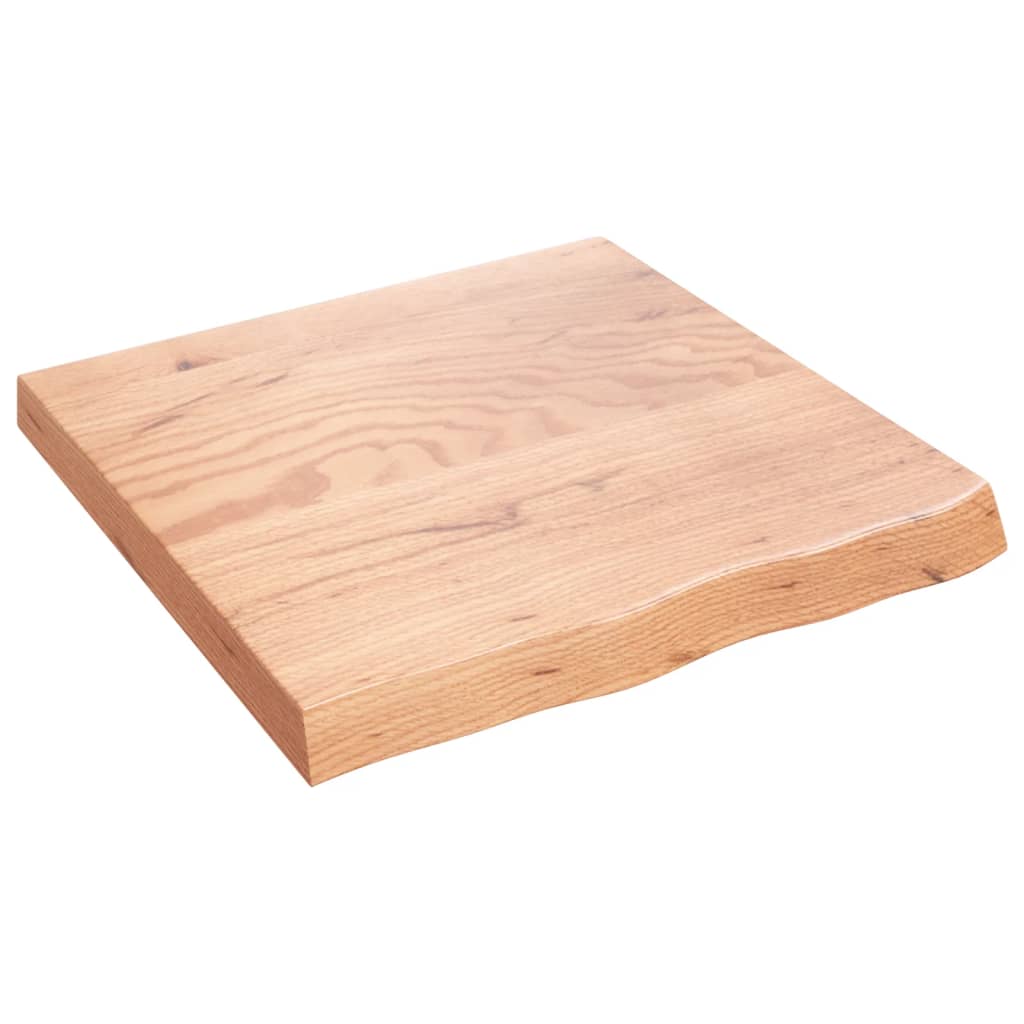 Ripiano Muro Marrone 60x60x(2-6) cm Massello Rovere Trattato | homemem39