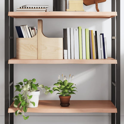 Ripiano Muro Marrone 80x50x(2-4) cm Massello Rovere Trattato | homemem39