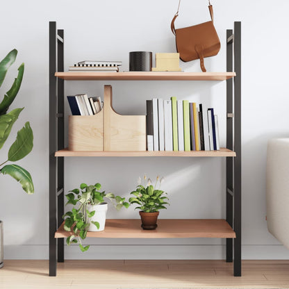 Light Brown Wall Shelf 80x60x2 cm Treated Solid Oak