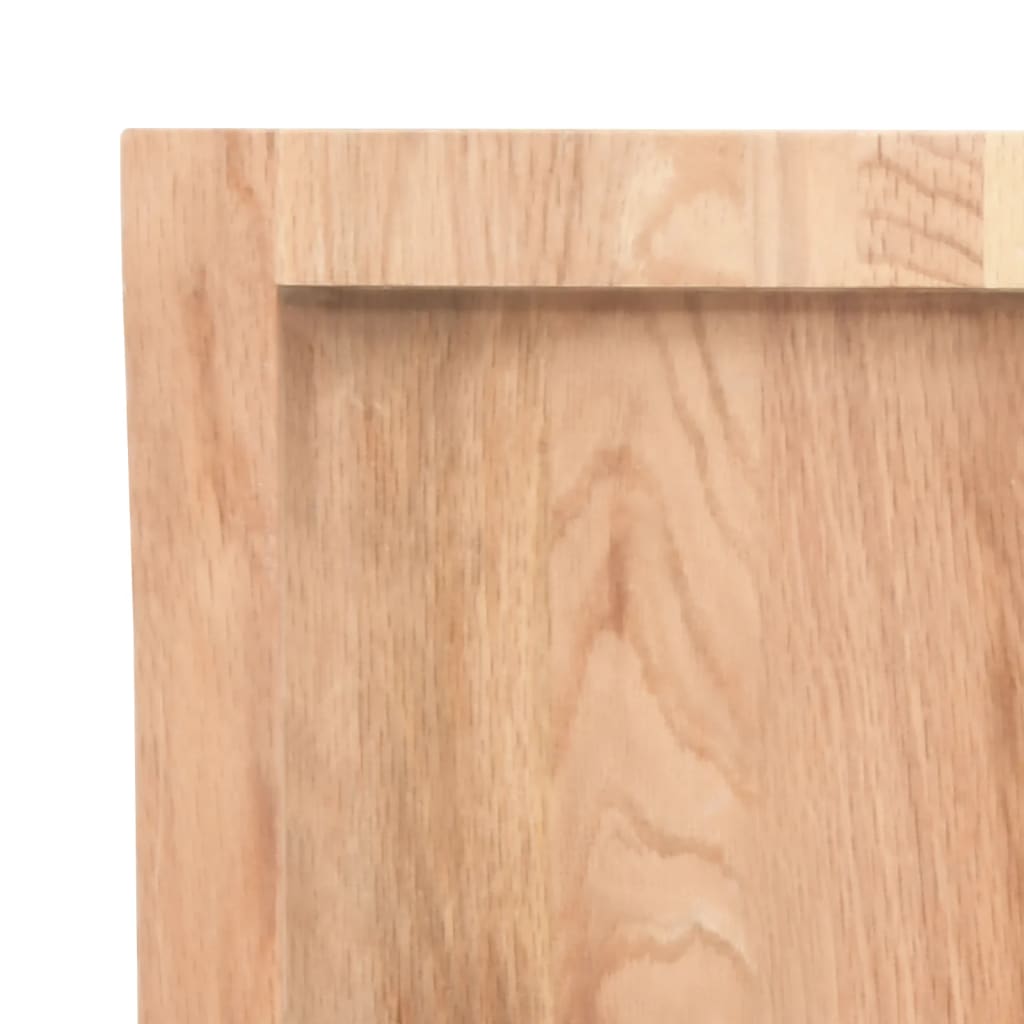 Brown Wall Shelf 160x60x(2-4) cm Treated Solid Oak