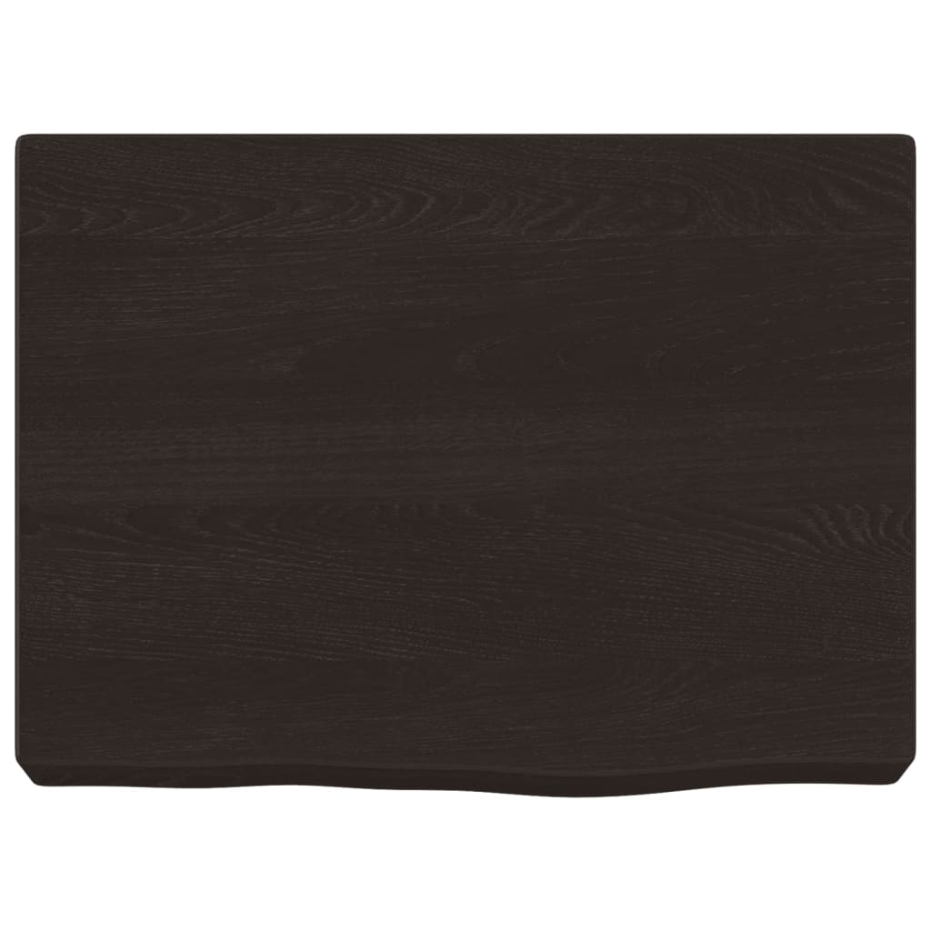 Ripiano Muro Marrone Scuro 40x30x(2-6) cm