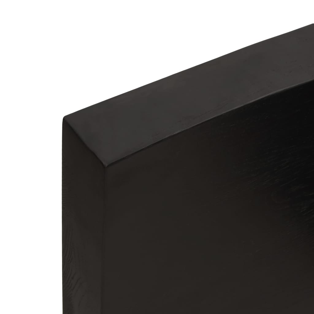 Ripiano Muro Marrone Scuro 40x30x(2-6) cm