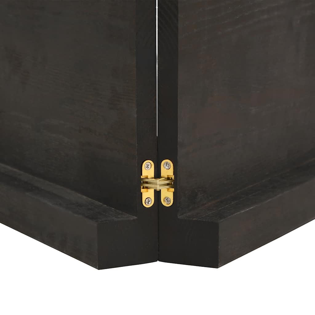 Piano Tavolo Marrone Scuro 140x50x(2-6)cm Rovere Non Trattato - homemem39