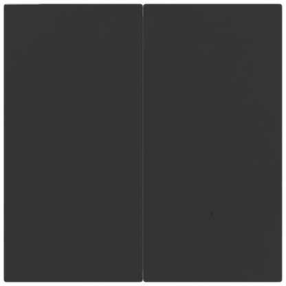 Set da Pranzo da Giardino 3 pz Nero in Polyrattan - homemem39