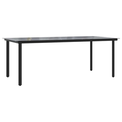 Set da Pranzo da Giardino 7 pz in Polyrattan | homemem39