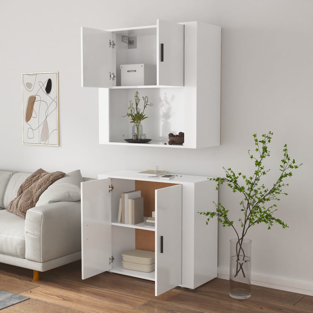 Credenza Bianca in Legno Multistrato | homemem39