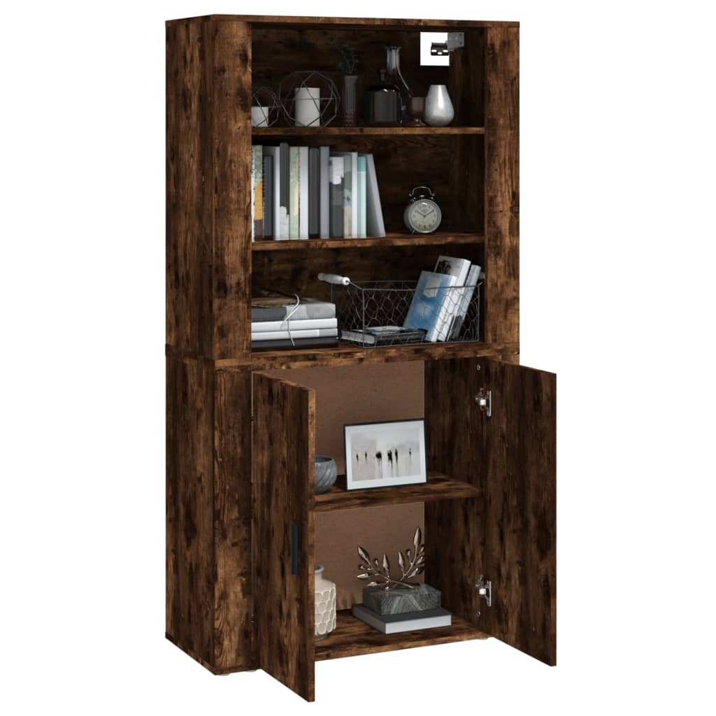 Credenza Rovere Fumo in Legno Multistrato | homemem39