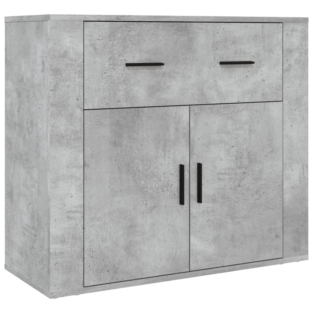 Credenza Grigio Cemento in Legno Multistrato