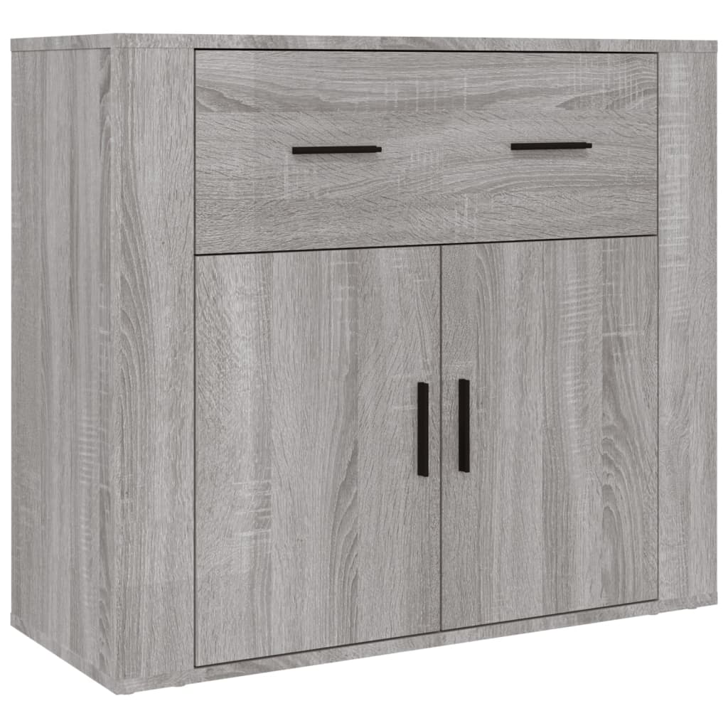 Credenza Grigio Sonoma in Legno Multistrato - homemem39
