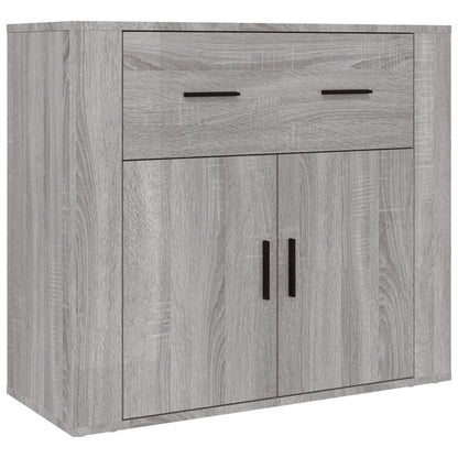 Credenza Grigio Sonoma in Legno Multistrato - homemem39