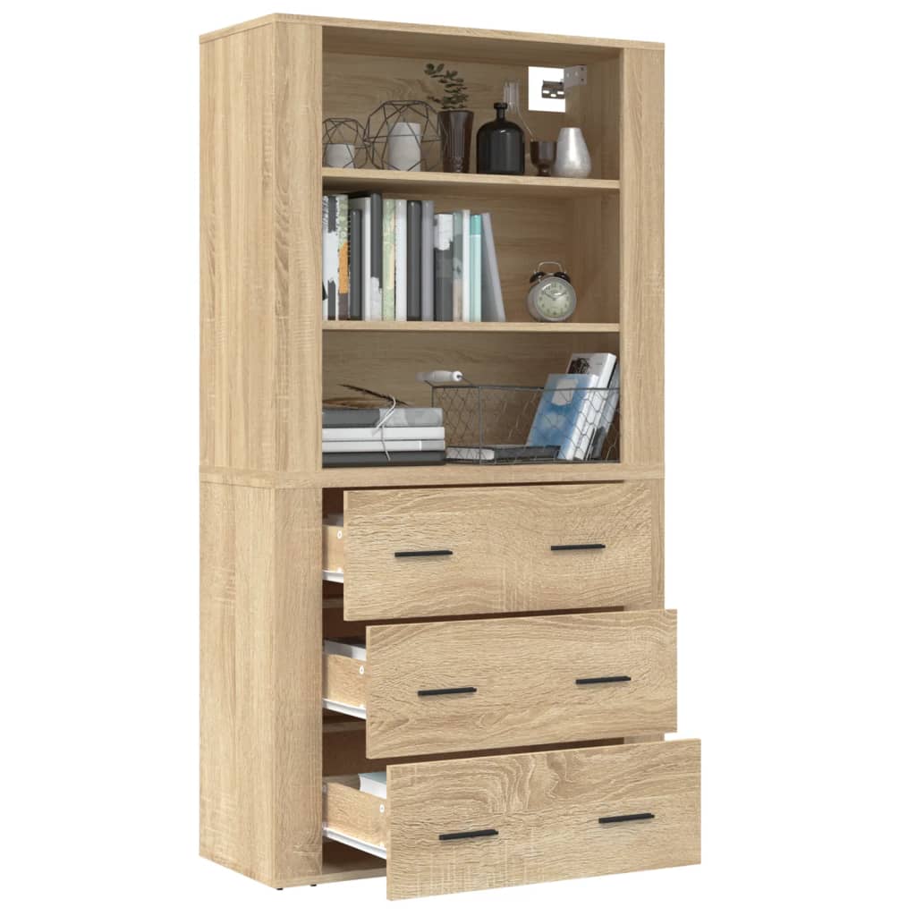 Credenza Rovere Sonoma in Legno Multistrato - homemem39