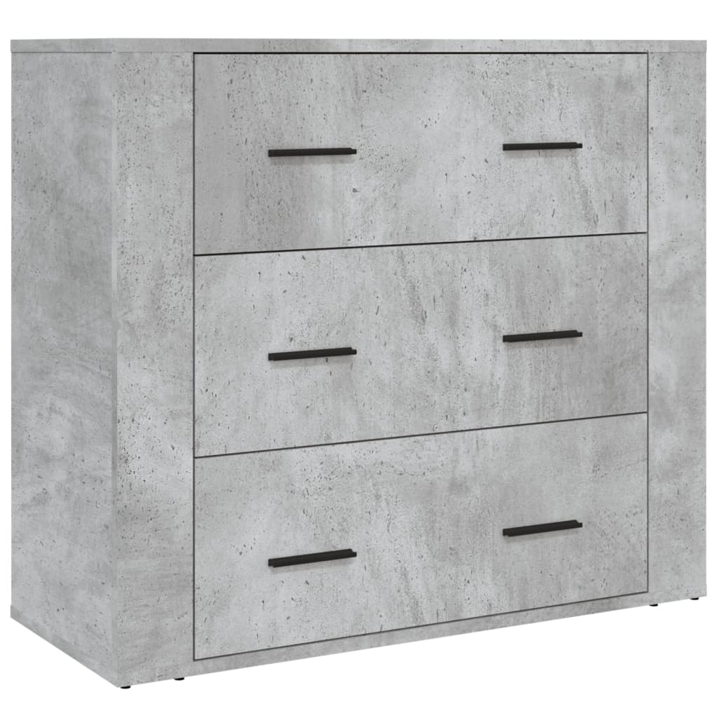 Credenza Grigio Cemento in Legno Multistrato