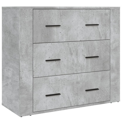 Credenza Grigio Cemento in Legno Multistrato