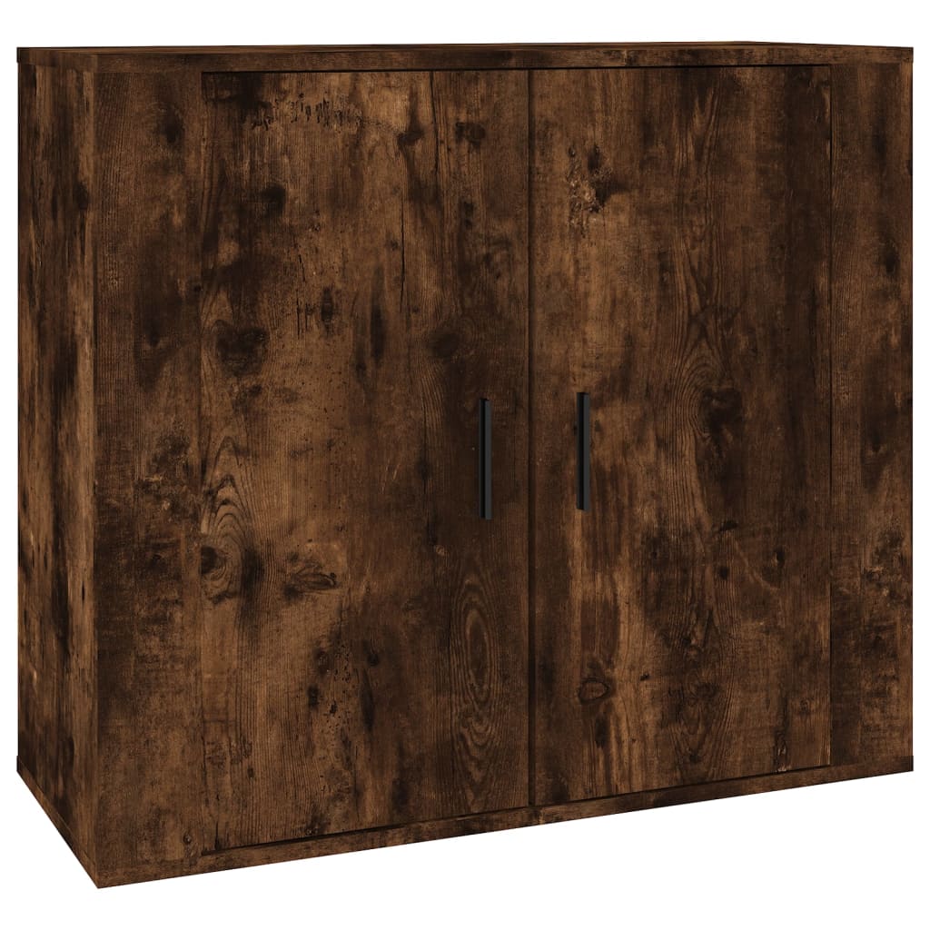 Credenze 3 pz Rovere Fumo in Legno Multistrato | homemem39