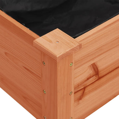 Fioriera con Fodera Marrone 71x37x76 cm Legno Massello di Abete