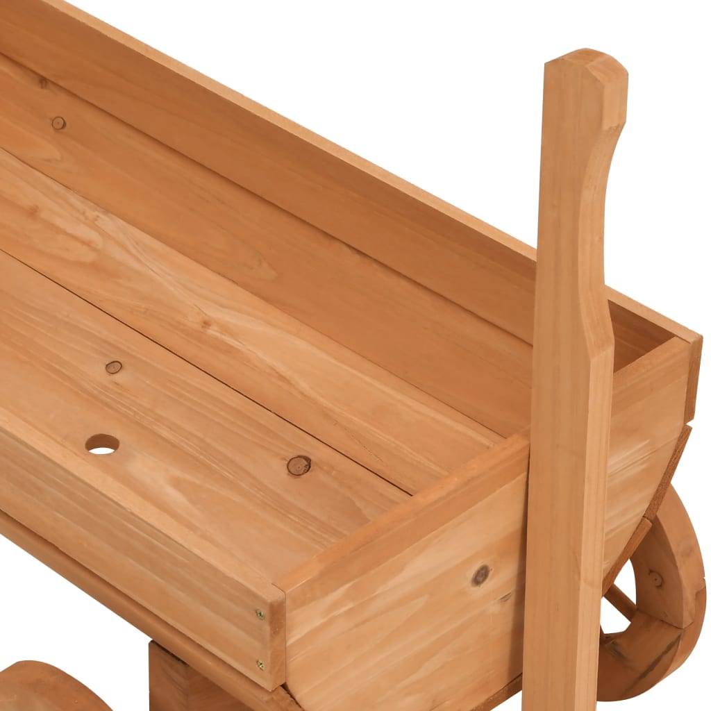 Carro Decorativo 70x43x54 cm in Legno Massello di Abete - homemem39