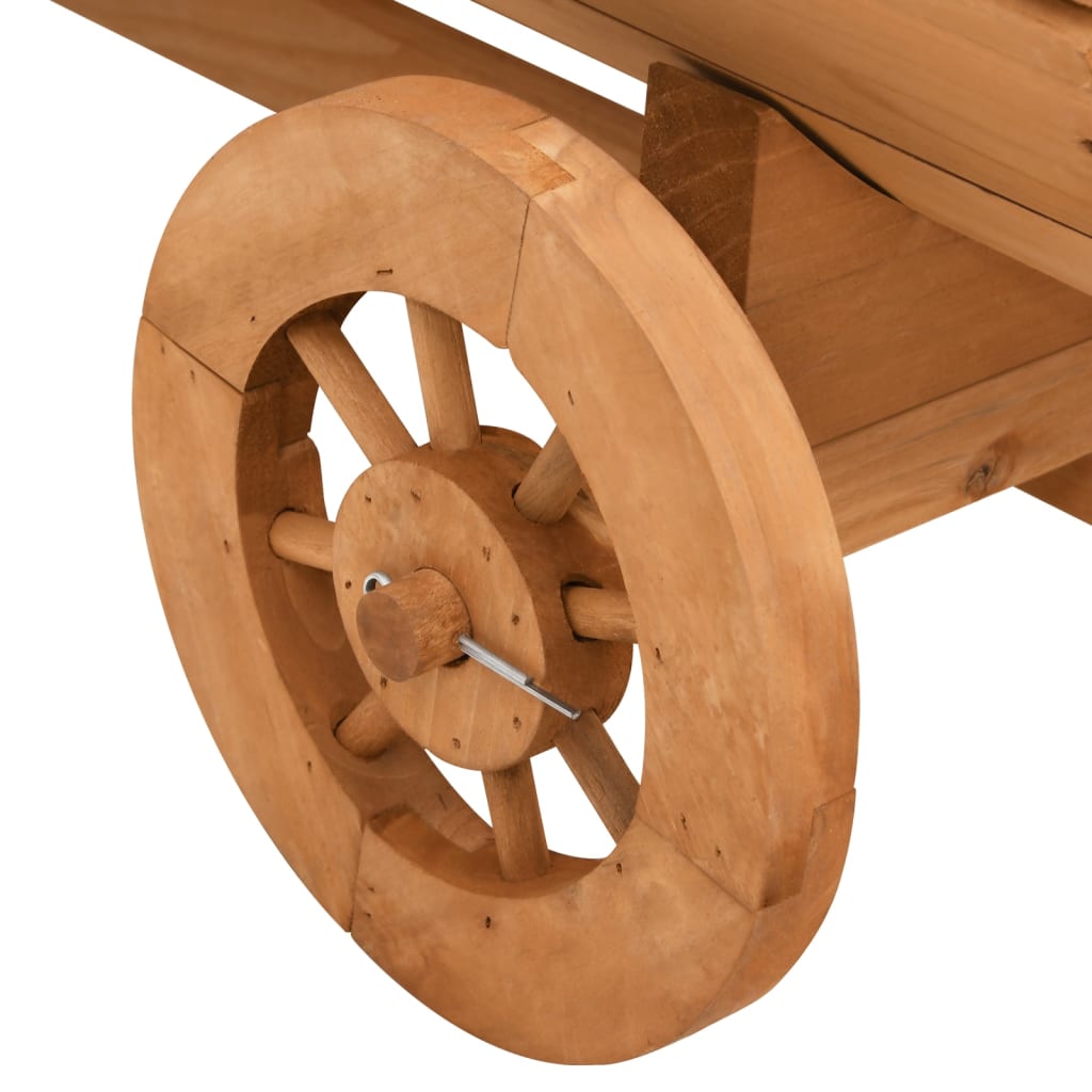 Carro Decorativo 70x43x54 cm in Legno Massello di Abete | homemem39