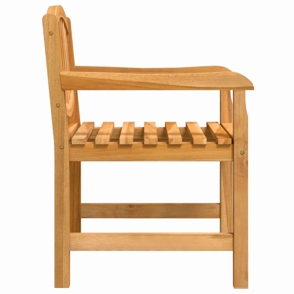 Sedie da Giardino 2 pz 58x59x88 cm in Legno Massello di Teak - homemem39
