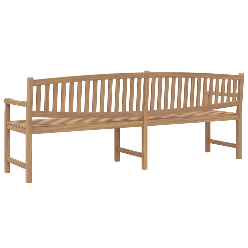 Panca da Giardino 228x59,5x90 cm in Legno Massello di Teak | homemem39
