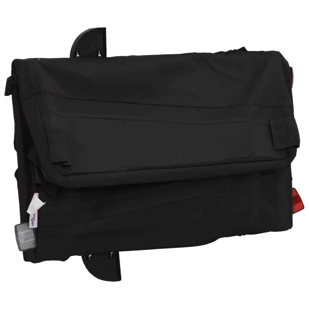 Rimorchio da Bici Nero 30 kg in Ferro - homemem39