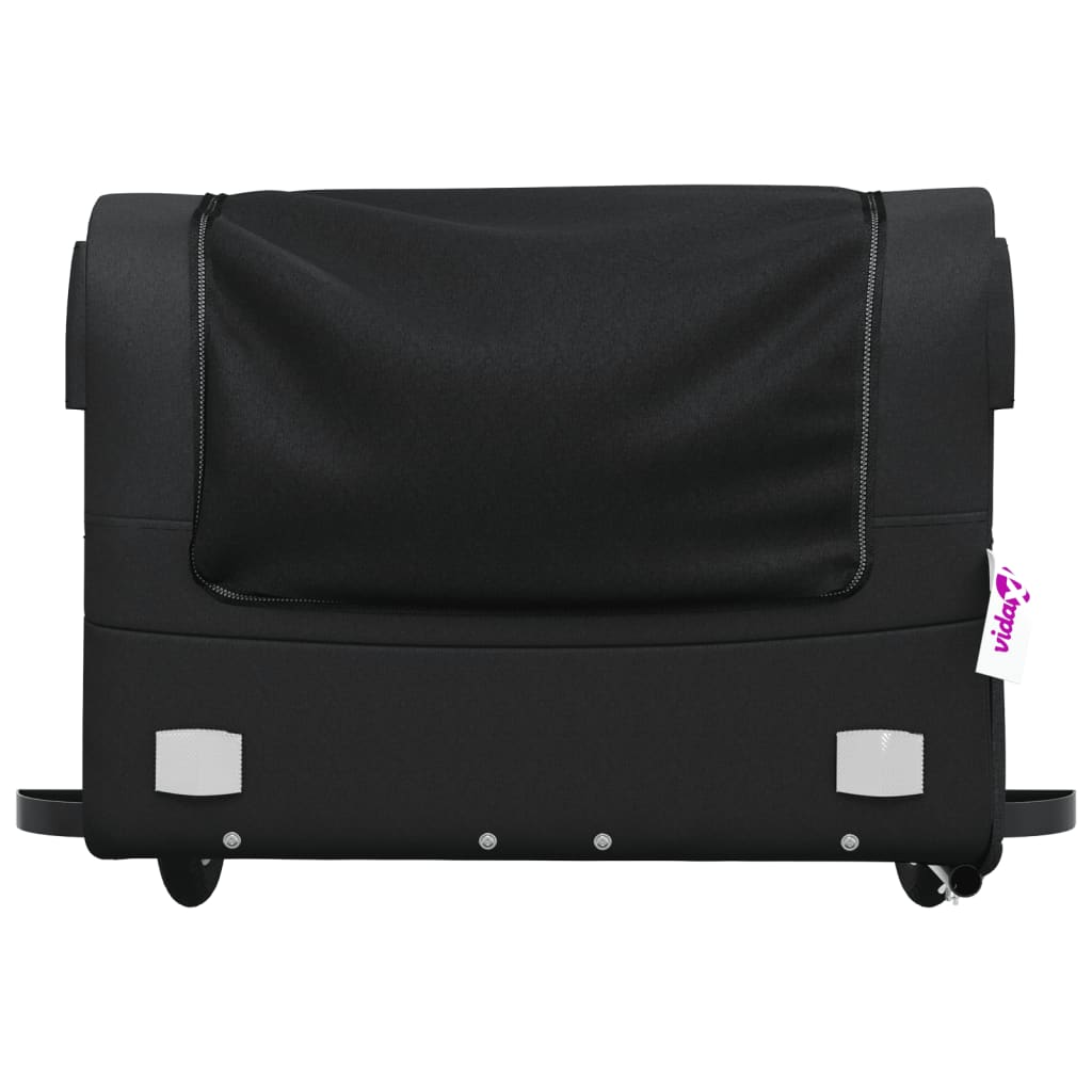 Rimorchio da Bici Nero 45 kg in Ferro - homemem39